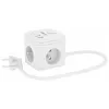 Strāvas sadalītājs Kerg SMART ar 3 ligzdām un 4 USB pieslēgvietām (USB-A + USB-C), 1,5 m kabelis, 16A/250V