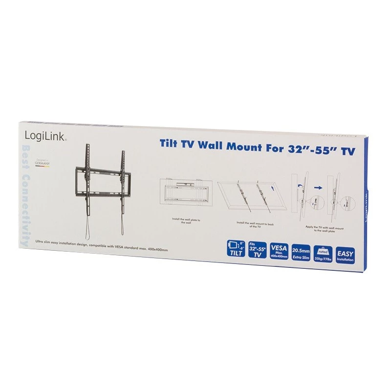 LogiLink BP0010 TV stiprinājums/statīvs 139,7 cm (55 collas) Melns