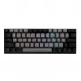 Mehāniskā spēļu tastatūra White Shark Wakizashi GK-002721V2 — pelēki melns rāmis, US izkārtojums, zilie slēdži
