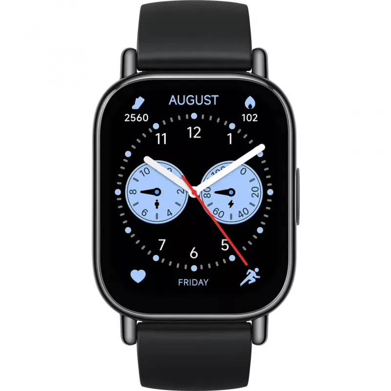 Smartwatch Xiaomi Redmi Watch 5 Lite — 1,96 collu AMOLED, GPS, 470 mAh, 48 mm, TPU siksniņa, melna
