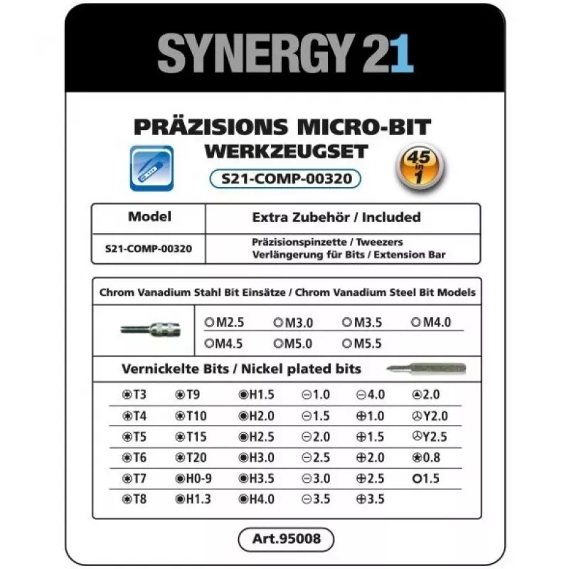Bezvadu elektriskais skrūvgriezis Synergy21 S21_LiION 3.6V kompakts, uzlādējams