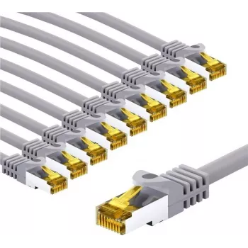 Wentronic 69521 Ethernet komutācijas kabelis pelēks
