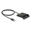 Viedkaršu lasītājs DeLOCK 91724 USB Type-A melns