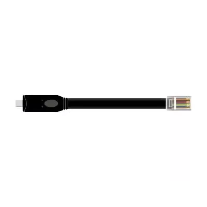 DeLock - Serial adapteris - USB-C - RS-232 x 1 - Melns (63912)
