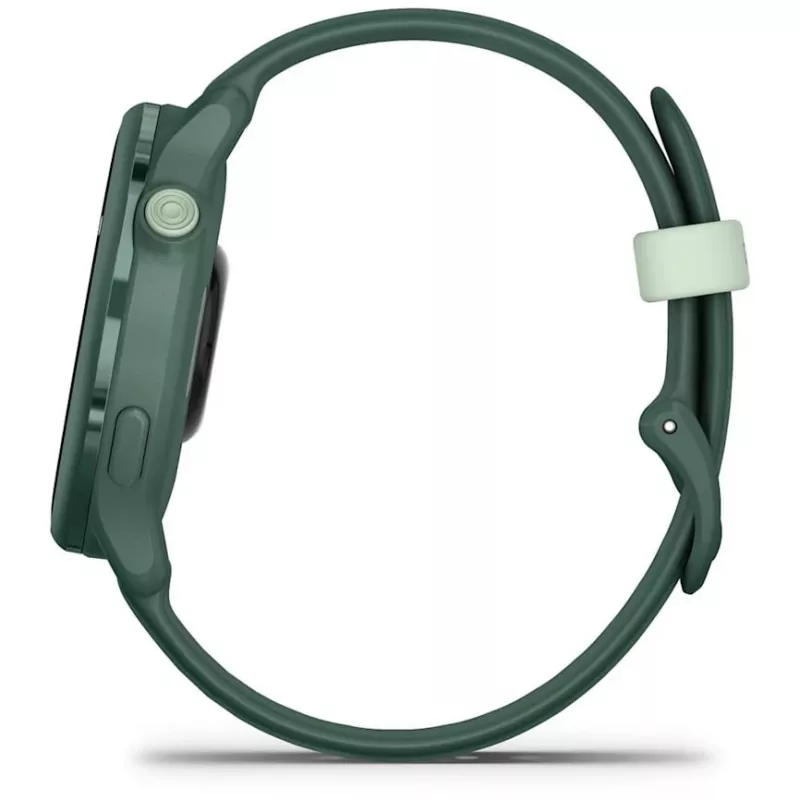 Viedpulkstenis GARMIN vívoactive 6 – sporta pulkstenis, 42 mm alumīnija/polimēra korpuss, AMOLED 1,2 collas, GPS, 5 ATM, optiskais HR, SpO2, 8 GB, zaļš