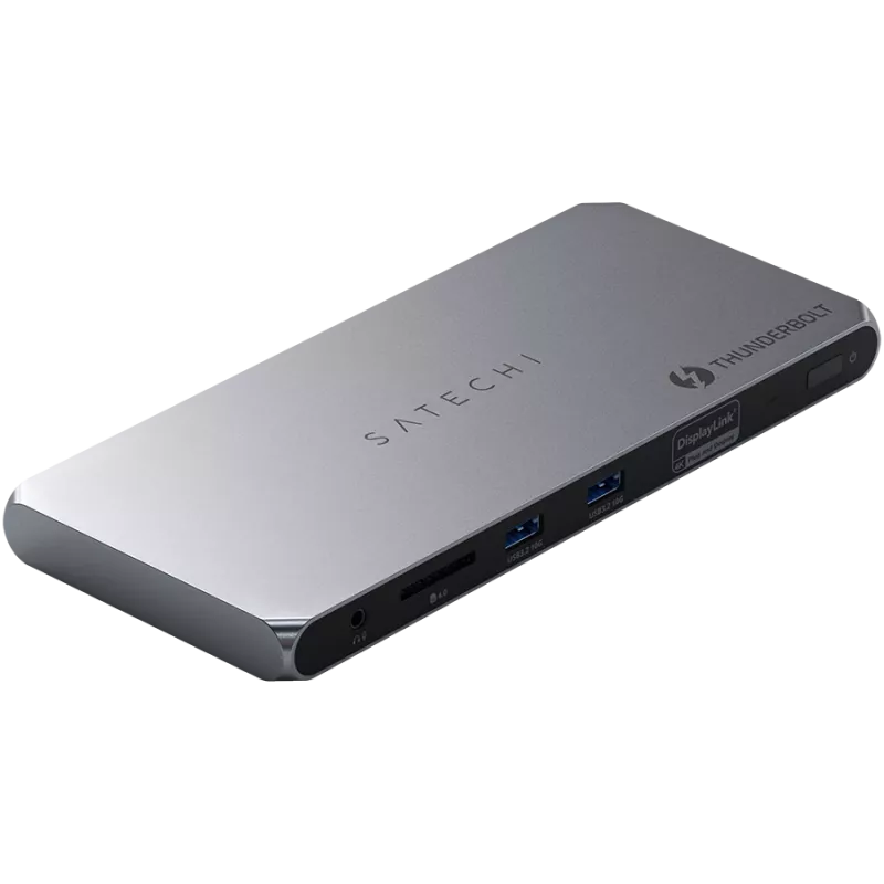 Satechi Thunderbolt 4 Dock ST-DT4MDM-EU — Thunderbolt 4 dokstacija, 2× HDMI 2.0, 2× USB-A 3.2