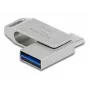 DELOCK USB zibatmiņa 128 GB USB-C Type-A grozāmais modelis