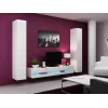TV statīvs cama meble VIGO NEW 30/180/40, balta spīdīga virsma, skaidu plātne, 1800×400×300 mm