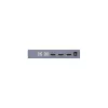 KVM slēdzis Unitek V307A USB HDMI 2 portu 4K Ultra HD 3840x2160@60Hz HDCP 2.2, metāla korpuss, pelēks