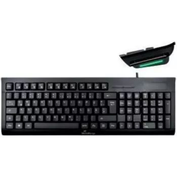 Tastatūra MediaRange MROS114 Office USB QWERTZ vācu melna