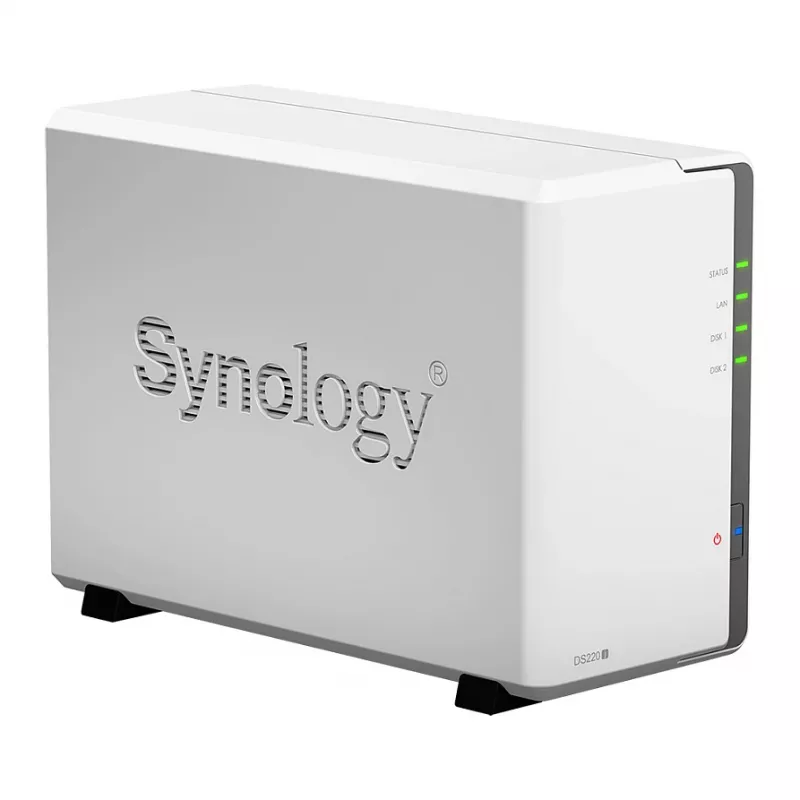 Synology Disk Station DS220j - NAS serveris - 2 nodalījumi