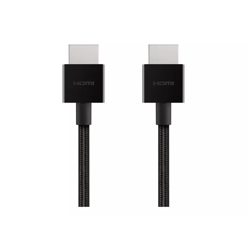 Belkin Ultra High Speed - HDMI kabelis - HDMI (M) uz HDMI (M) - 2,0 m - Melns (AV10176BT2M-BLK)