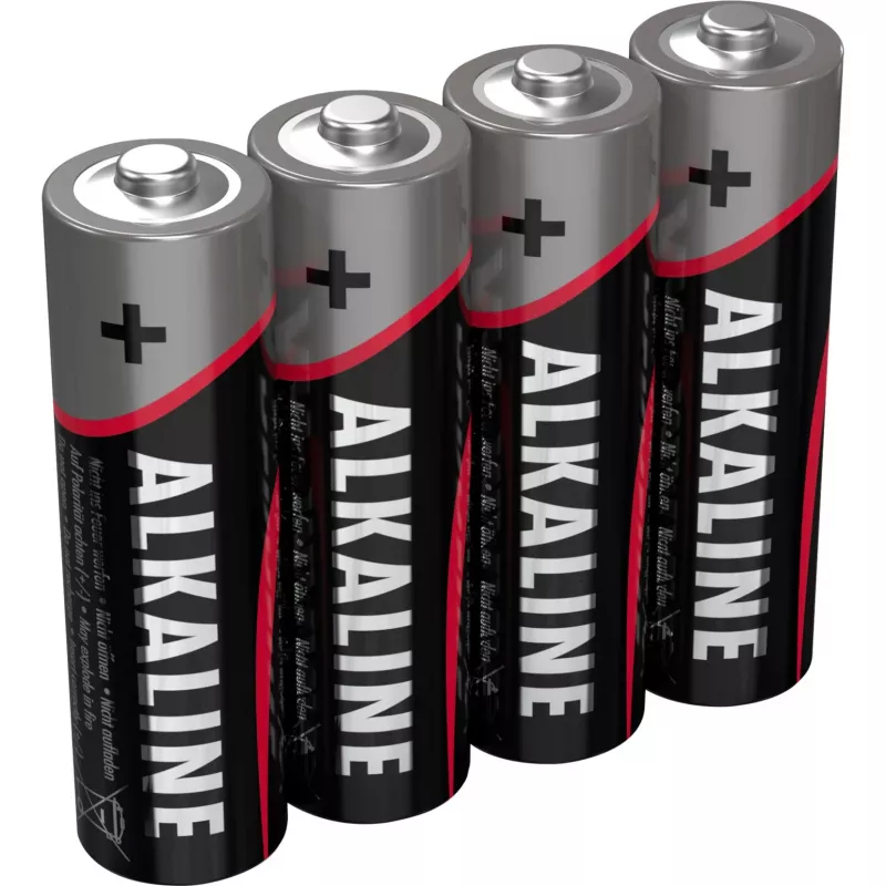 Vienreizējās lietošanas baterija Ansmann 5015563 Alkaline AA Melna Pelēka