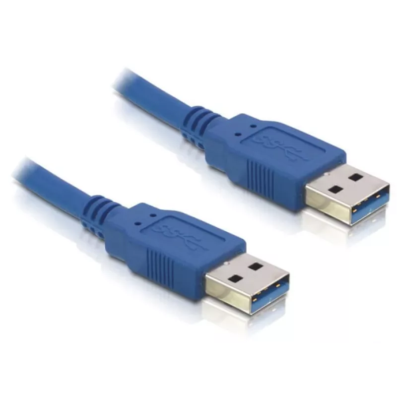 USB kabelis DeLOCK 0,5 m USB 3.0 USB 3.2 Gen 1 A-A zils