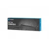 NATEC PORIFERA tastatūra Mājai/Birojam Bluetooth QWERTY US International Melna