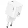 Lādētājs usams USA001627 20W 1×USB‑C ar USB‑C kabeli — ātrās uzlādes adapteris tālruņiem un planšetdatoriem