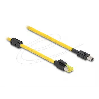Tīkla kabelis DeLOCK 81250 Melns Dzeltens 1m Cat6
