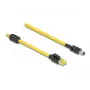 Tīkla kabelis DeLOCK 81250 Melns Dzeltens 1m Cat6