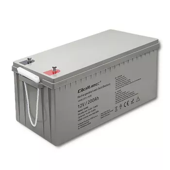 Uzlādējams AGM akumulators QOLTEC 53069 12V 200Ah rezerves barošanai un UPS sistēmām