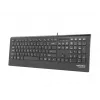 Vadu tastatūra NATEC BARRACUDA ES — kompakts izkārtojums, membrānas slēdži, USB savienojums