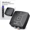 QOLTEC 56981 bezvadu Bluetooth audio raidītājs/uztvērējs ar NFC, AUX/RCA, melns