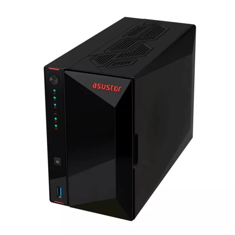 Asustor AS5402T NAS/datu glabāšanas serveris Intel® Celeron® N5105 4 GB DDR4 0 TB ADM Melns