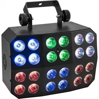 LED pikseļu gaismeklis EUROLITE CLS-6 PIX HCL 6x12W RGBW — 6 gaismekļi, 12 W LED, RGBW