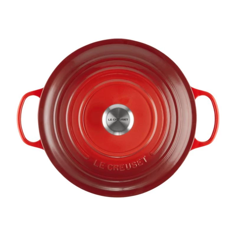 Le Creuset Signature cepešpanna apaļa 20cm ķiršu sarkana (21177200602430)