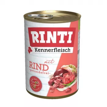 RINTI Kennerfleisch liellopu gaļa - mitra suņu barība - 400g