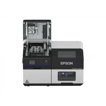 Epson ColorWorks C8000e (BK) etiķešu printeris, tintes, krāsains, 600 x 1200 DPI, 300 mm/s, vadu un bezvadu savienojums, Ethernet LAN