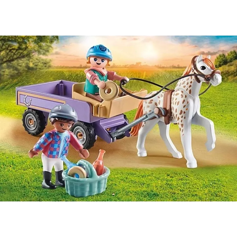 Playmobil 71496 Horses of Waterfall: Poniju kariete