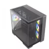 Silentware View A-RGB Melns PC korpuss VIEWMelns — vidēja torņa šasija ar A-RGB apgaismojumu