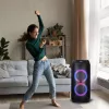 Portatīvs skaļrunis MANTA ATTIS SPK0802 120W, Bluetooth, vadu ieeja, uzlādējams, FM, LED gaismas