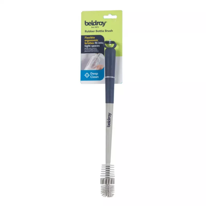 Pudeles birste Beldray LA032807FEU7 Deep Clean Rubber – pudeles tīrīšanas birste ar gumijas galviņu