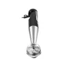 Rokas iegremdējamais blenderis LAFE BRK-003A, 800 W, melns/sudrabains, nerūsējošā tērauda asmens, 0,6 L bļoda, 0,5 L krūze