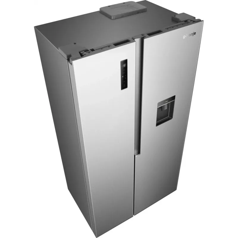 Gorenje HZF55082 NRS917E41XWD G400, brīvstāvošs, amerikāņu durvis, pelēks, 2 durvis, skārienjūtīgs, LED