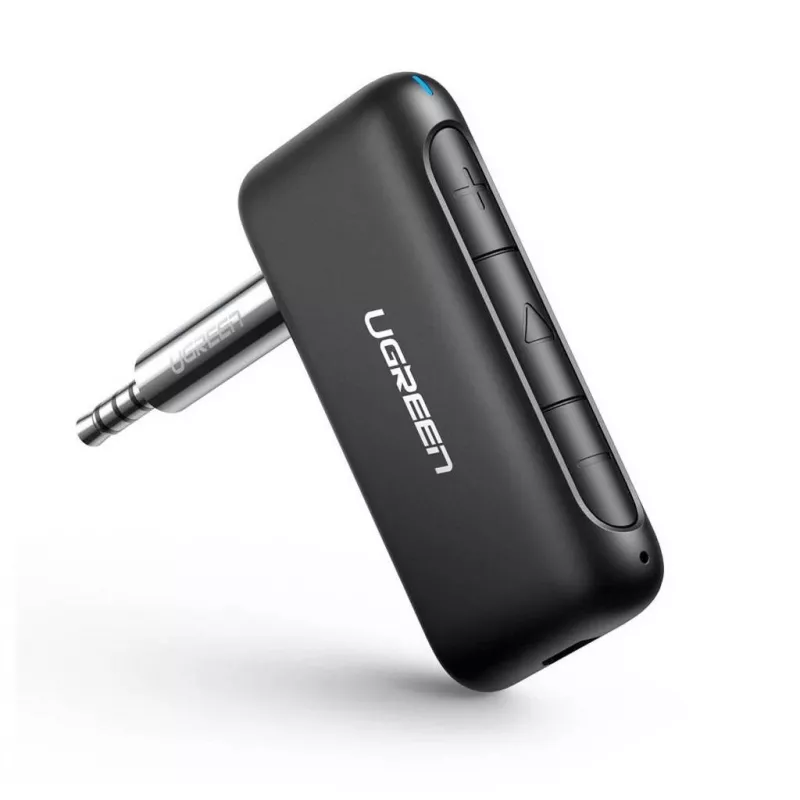 Ugreen CM276 Bluetooth 5.0 audio uztvērējs AUX ligzdas adapteris, melns