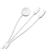Magnētiskais lādētājs Joyroom S-IW008 Lightning USB-C 5V 1,2m balts kabelis