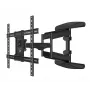 Sienas stiprinājuma rāmis ESPERANZA ERW021 40–85 collu plakanajiem televizoriem, metāla, noliecams, 6–50 cm attālums, 68 kg ietilpība, VESA 200x100–600x500 mm