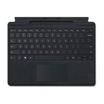 Microsoft Surface Pro Signature Keyboard - Tastatur - mit Beschleunigungsmesser, Trackpad, Surface Slim Pen 2 Ablage- und Ladeschale - QWERTY - GB - S