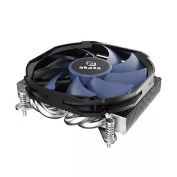 Gaisa dzesētājs Akasa ALUCIA H4i 9.2 cm melns 800-3600 RPM hidrodinamiskā gultņa