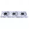 PHANTEKS 120 mm korpusa ventilators M25G2-120 D-RGB balta — 120 mm RGB dzesēšanas ventilators personālo datoru korpusiem