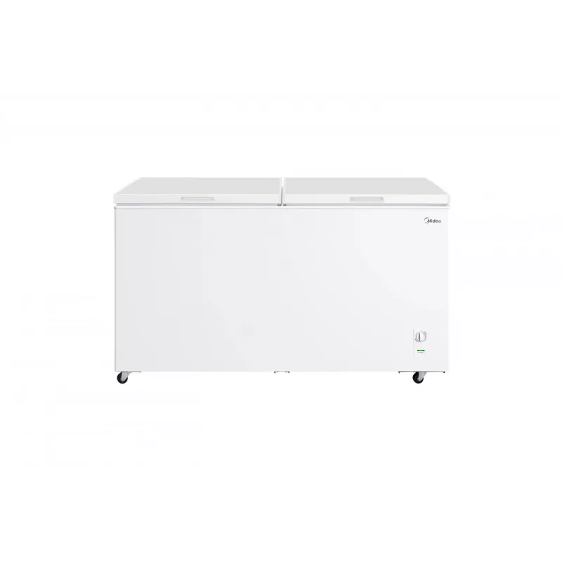 Lādes saldētava Midea MDRC698FEE01 – 508 L, energoefektivitātes klase E, brīvi stāvoša, 83 cm augstums, balta