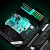 Ūdens bloks EK Water Blocks Akrils Misiņš Melns Sudrabs