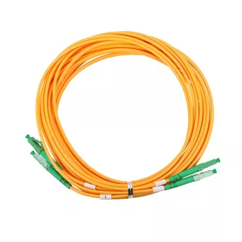 Patchcord Extralink LC/APC–LC/APC vienmoda dupleksais 9/125 µm G.657.A1 5 m