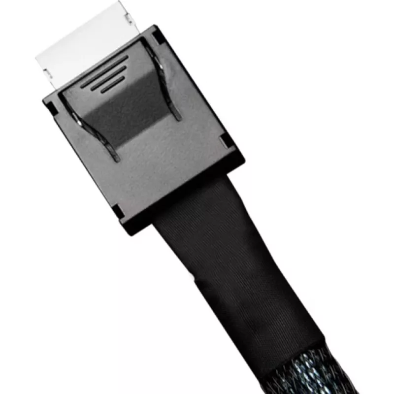 Iekšējais SAS kabelis RAIDSONIC MB206L-B slims 50 cm SAS 8i uz OCuLink 4i