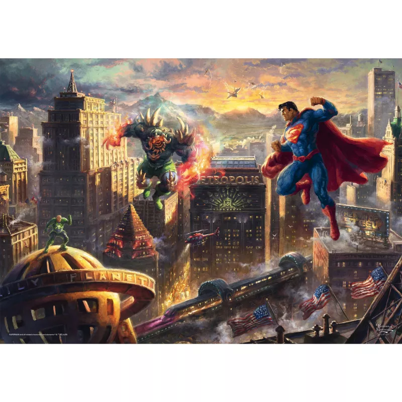 Thomas Kinkade Studios: DC Superman - Man of Steel, Puzzle 1000 gab.