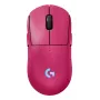 Logitech G PRO 2 - pele - spēlēm - piemērota labrocīgiem un kreilīgiem - optiska - 8 pogas - bezvadu, vadu - 2,4 GHz, USB - USB Logitech LIGHTSPEED uztvērējs - rozā (910-007310)