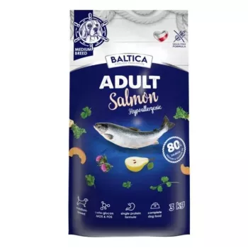 BALTICA Excellent Hypoallergenic Adult Medium breeds Salmon - sausā suņu barība - 3kg
