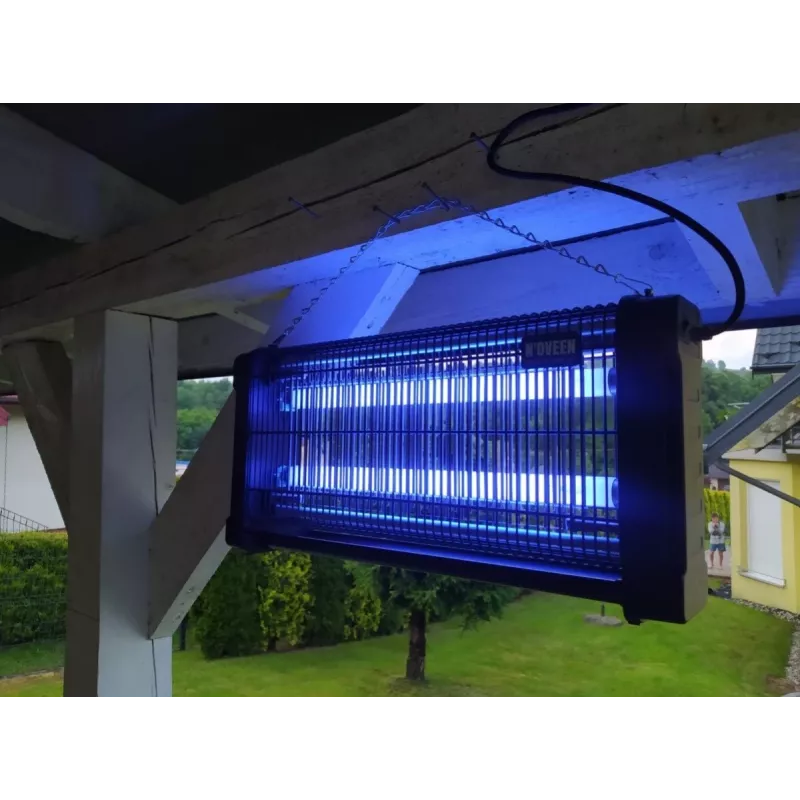 Insekticīdu lampa NOVEEN IKN30 Melns — UV gaisma, energoefektīva, iekštelpu kaitēkļu kontrole